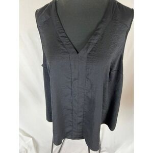 Torrid Charmeuse Tank top black sz 2/2X